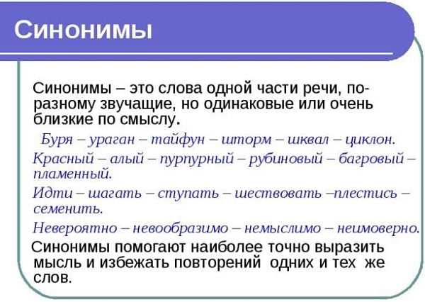Сравнительный анализ синонимов в разговорной речи