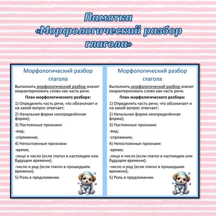 Анализ рода и числа слова