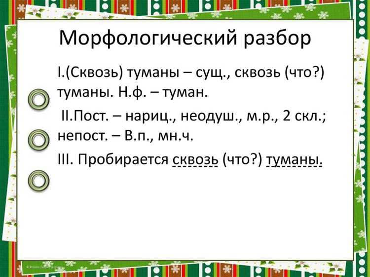 Словообразование от корня