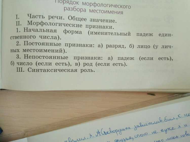 Падежные формы местоимения