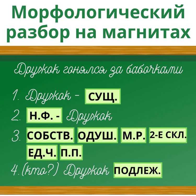 Определение морфологического анализа: основные понятия