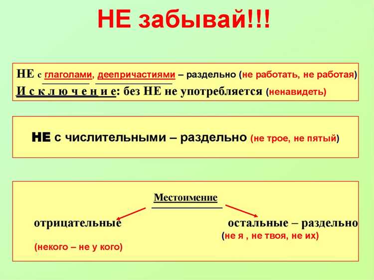 Наиболее распространенные ошибки при работе с частями речи