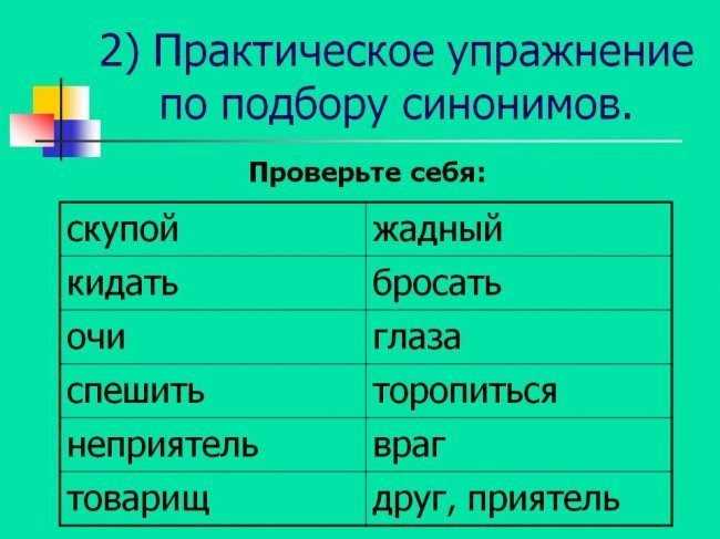 Практические примеры замены оценок синонимами