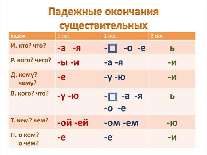 Склонение прилагательных: как определить форму