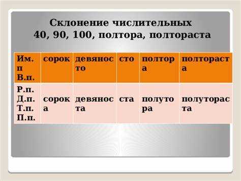 Общие правила для именительного падежа