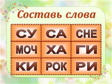 Определение базового слова и составляющих