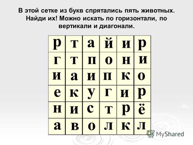 Создание слов из буквы 