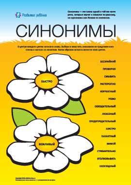 Применение синонимов в литературе