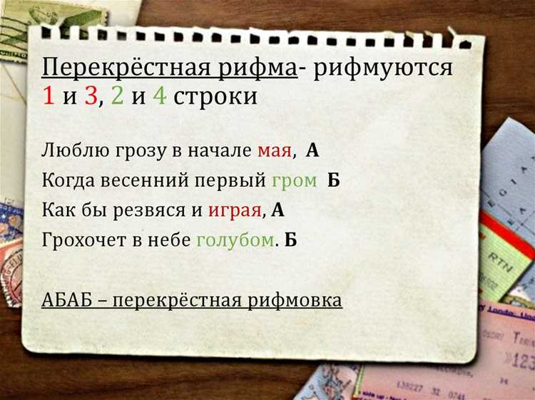 Способы создания рифмованных воспоминаний